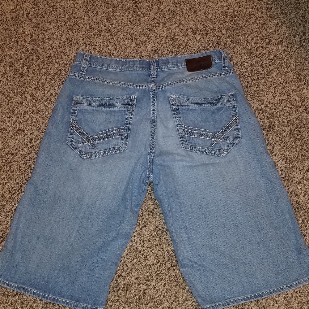 BKE Buckle denim shorts